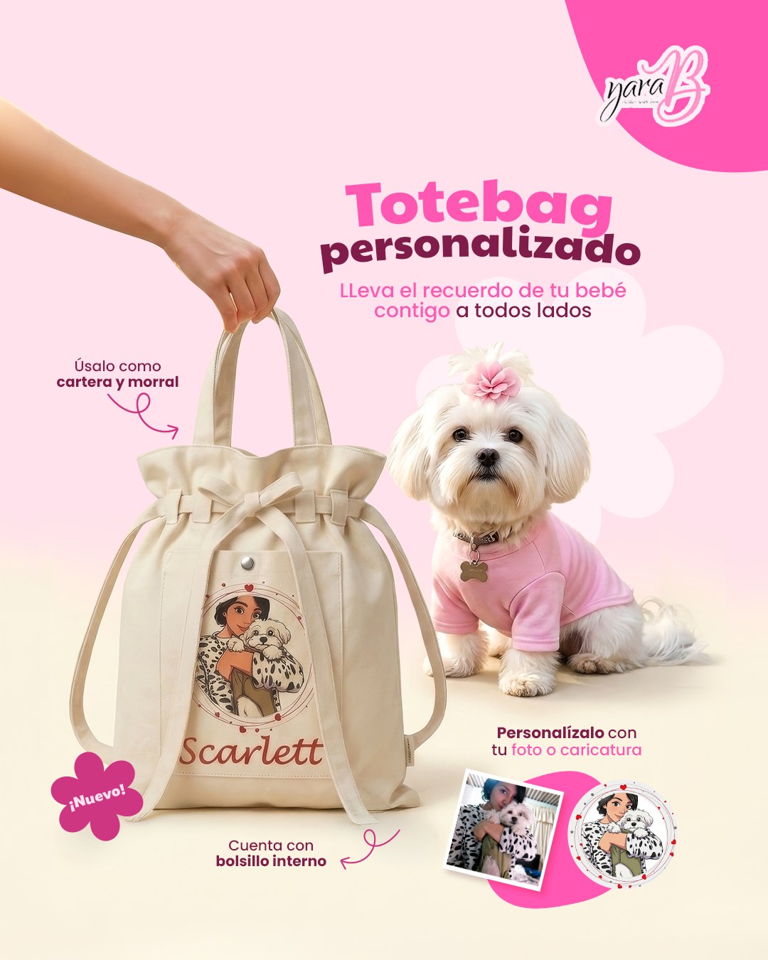 Lleva un pedacito de ellos, siempre contigo y con mucho estilo 🐾🩷