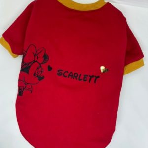 Polera de franela minie y mickey