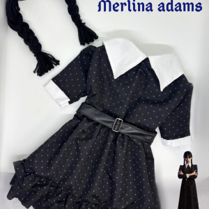 Vestido Merlina adams